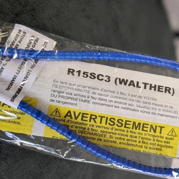 Walther gun safety lock R15SC3 - Picture 4 of 4